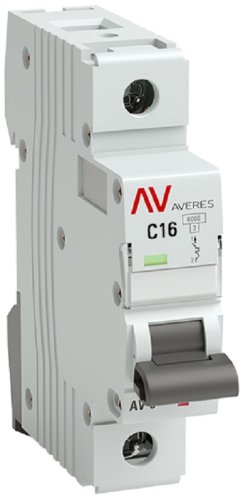 Выключатель автоматический EKF Averes AV-6 1п 16А C 6кА картинка